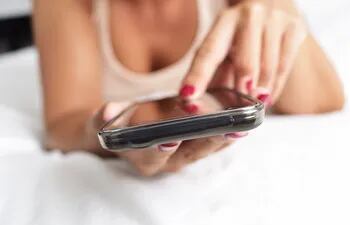 sexting teléfono celular