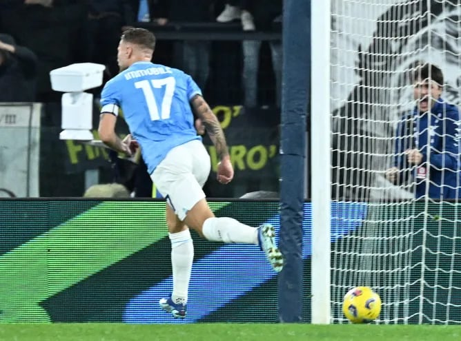Ciro Immobile le dio la victoria a Lazio en Italia