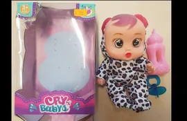 Los muñecos "Cry Babys" son de 20 cm,