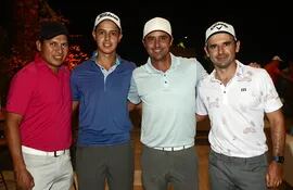 Andrés Romero, Erich Fortlage, Rafael Echenique y Fabrizio Zanotti.