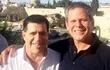 Horacio Cartes y su amigo Darío Messer en uno de los viajes oficiales que realizaron a Israel.