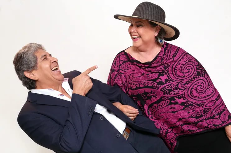 Luis Álvarez y Lizza Bogado comparten cuatro décadas de amistad y música.