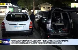 Video: Ofrecieron por Facebook herramientas robadas