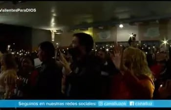 Culto en la Iglesia Evangélica Misionera Argentina en Rosario.