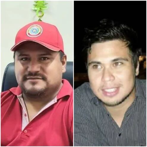 El secretario de Industria y Comercio Feliciano Núñez y David Báez, titular de la Secretaría de la Juventud.