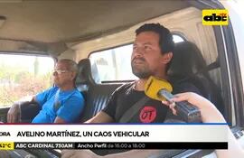 Avelino Martínez, un caos vehicular