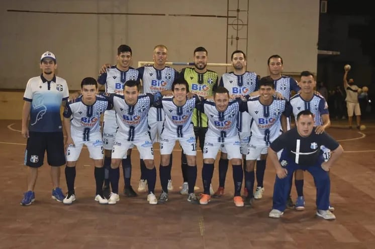 Team de Santa María, que disputa la Liga Premium de futsal de la APF.