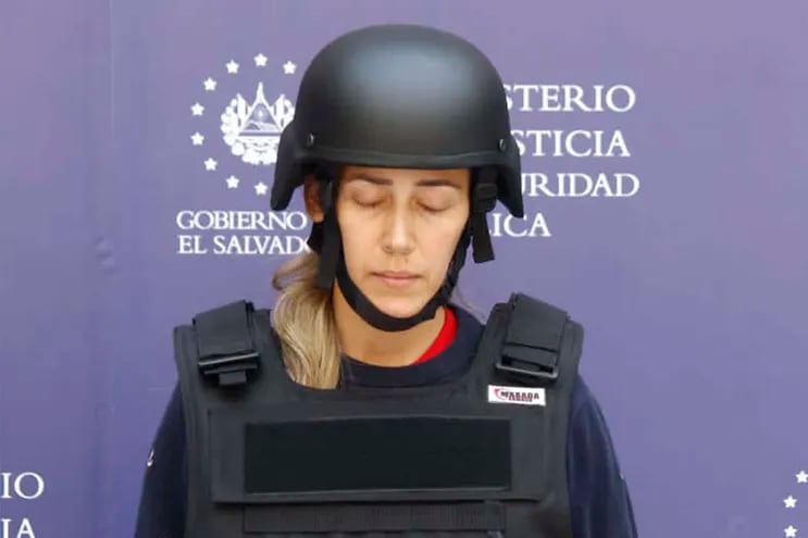 Captura en El Salvador de Margareth Lizeth Chacón Zúñiga, por caso Marcelo Pecci, el 18 de Enero de 2023.