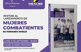 Lanzamiento del libro "Mujeres Combatientes"