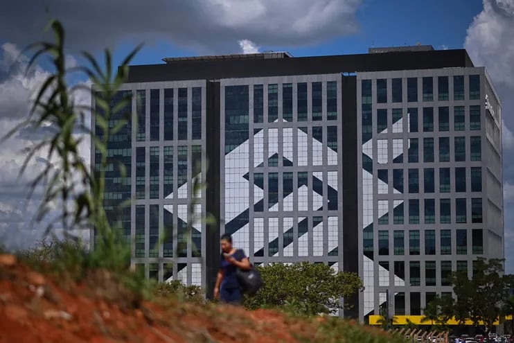 Fotografía general del edificio de la sede del Banco do Brasil,  en BrasIlia. (EFE)