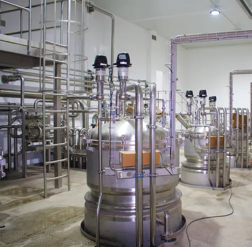 Las nuevas instalaciones permiten obtener 3.000 kilogramos de leche en polvo por día.