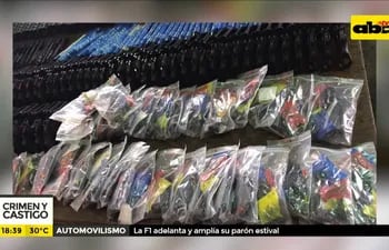 Incautan piezas de armas en Alto Paraná