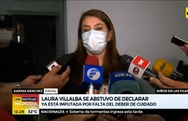 Laura Villalba se abstuvo de declarar