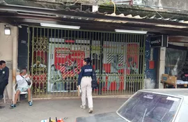 Un local de apuestas ubicado en zona del Mercado 4 fue asaltado hoy.