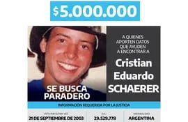 Policía Federal Argentina informó que se volvió a subir la recompensa por datos sobre Christian Schaerer