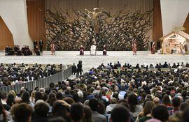 Audiencia general del Papa Francisco, en el Vaticano.