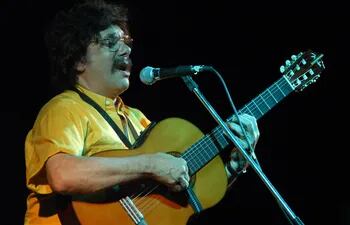 Ramón Ayala durante un concierto realizado en Asunción en el año 2003.