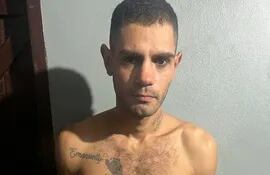 Douglas de Oliveira Macola, presunto miembro del PCC, detenido durante un procedimiento de rutina.