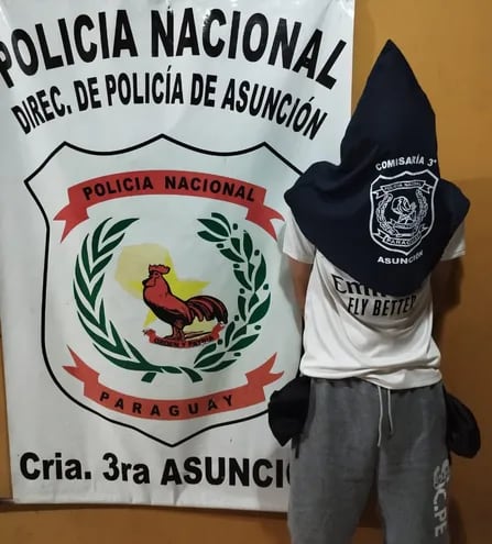 Un joven de 21 años fue aprehendido en el barrio Añareta’i, zona del Mercado Municipal N° 4.