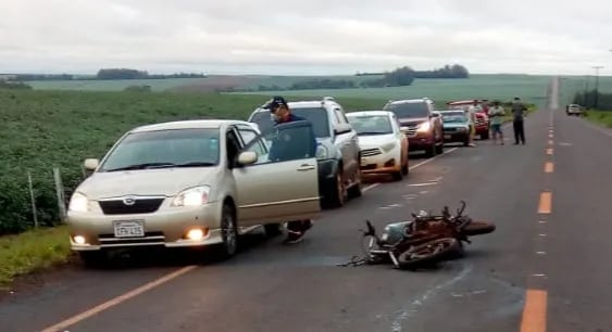 El accidente ocurrió sobre la ruta PY06 en el distrito de Raúl Peña.