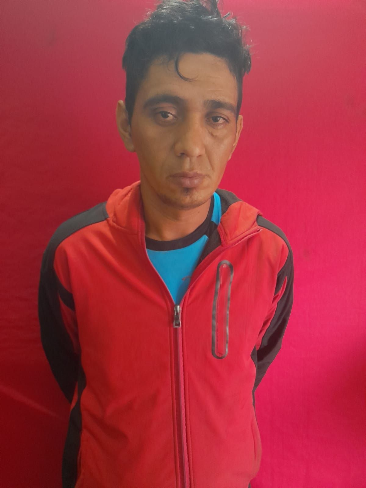 Freddy Marcelo Cuevas Meza, de 34 años, detenido.