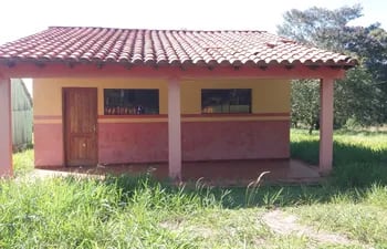 Escuela San Felipe y Santiago, en la colonia Yeruti, Curuguaty.