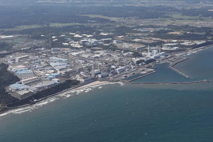 La central nuclear Fukushima Daiichi en Okuma, prefectura de Fukushima, Japón.