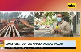Caída de puente en Tacuatí
