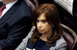 La actual vicepresidente de Argentina y exmandataria, Cristina Fernández viuda de Kirchner.