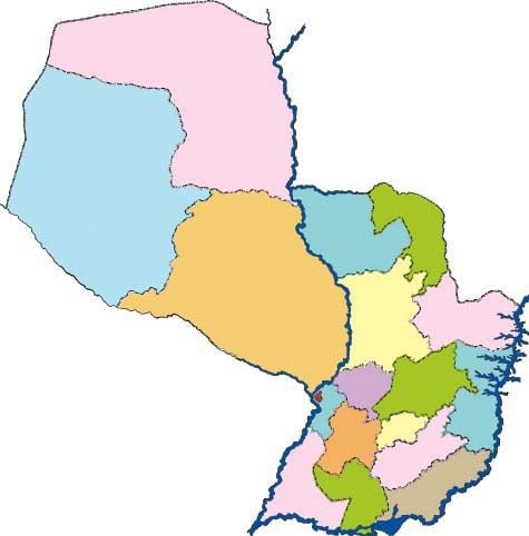 División política del Paraguay - Escolar - ABC Color