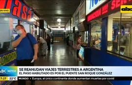 Expectativa en la Terminal de Asunción por reanudación de viajes terrestres a la Argentina