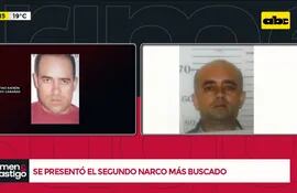 A la izquierda, la foto con la que las autoridades buscaban al presunto narco. A la derecha, su apariencia actual.