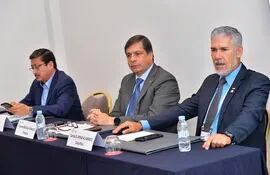 Vicente Bataglia, presidente del IPS, aparece en una sola imagen de las más de 1.700 compartidas por los organizadores del Foro Mundial de la Seguridad Social, evento realizado en Marruecos.