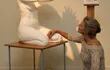 Una experiencia sensorial única al tocar las esculturas de Muche en Francia está dirigida a personas ciegas.