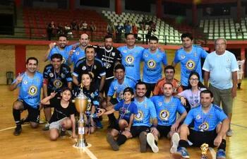 San Roque,  equipo campeón del torneo Ejecutivo,  con destacados ex futsalonistas en sus filas.