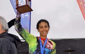 La ultramaratonista paraguaya Liz Paola González (30 años).