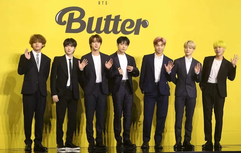 Los integrantes de BTS ofrecieron una conferencia de prensa para dar a conocer su nuevo sencillo, "Butter".