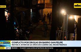 Conflicto por drogas en barrio San Felipe