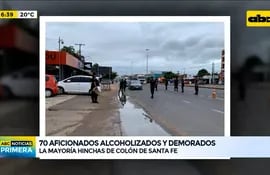 Unos 70 aficionados de Cerro Porteño se encontraban alcoholizados y fueron demorados