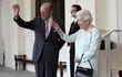 El príncipe Felipe, duque de Edimburgo (99) y la reina Isabel II (94).