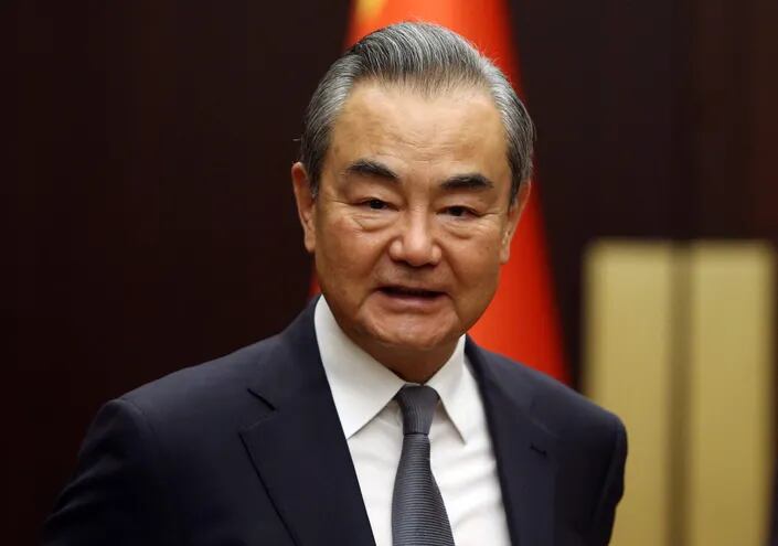 El ministro de Relaciones Exteriores de China, Wang Yi.