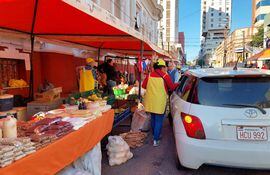 Feria Granjera del Indert, hoy en Tacuary y Mariscal Estigarribia