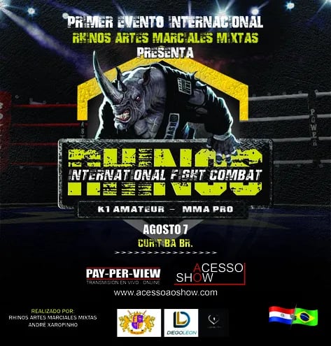 Paraguayos al Brasil para un torneo internacional de Artes Marciales Mixtas.