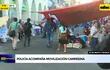Video: Policía acompaña movilización campesina