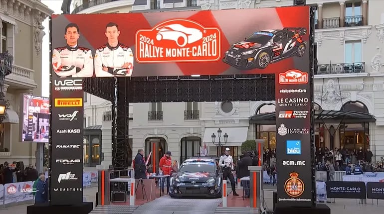 Así comenzó el Rally de Montecarlo 2024.
