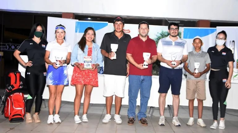 Premiados torneo de golf  Copa Ciudad de Asunción del Asunción Golf Club (Gentileza)