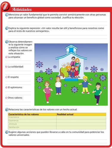 Los Valores Humanos Escolar Abc Color