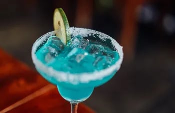 Margarita azul Cancún.