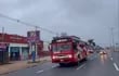 Hinchas de Independiente en un bus, en tierras paraguayas.