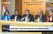 Senadores cuestionan reunión con venezolanos